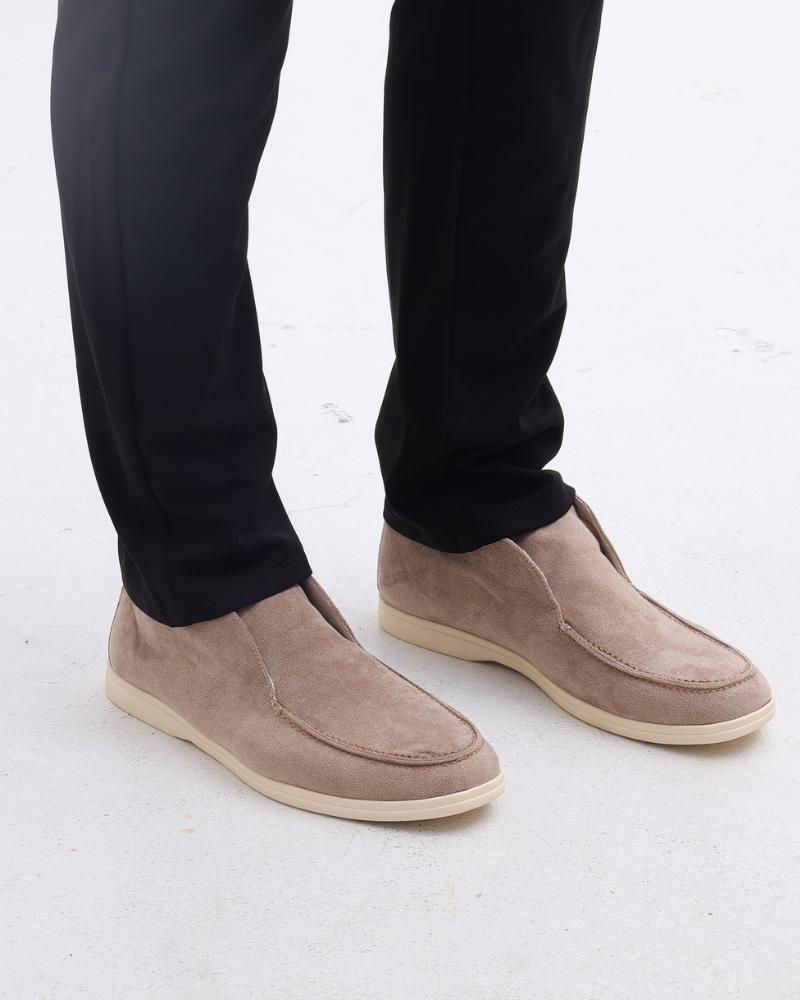 Enzo - Stijlvolle Suède Loafers Heren