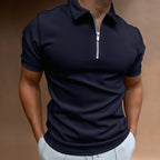 Noah - Poloshirt Short Sleeve Rits Heren