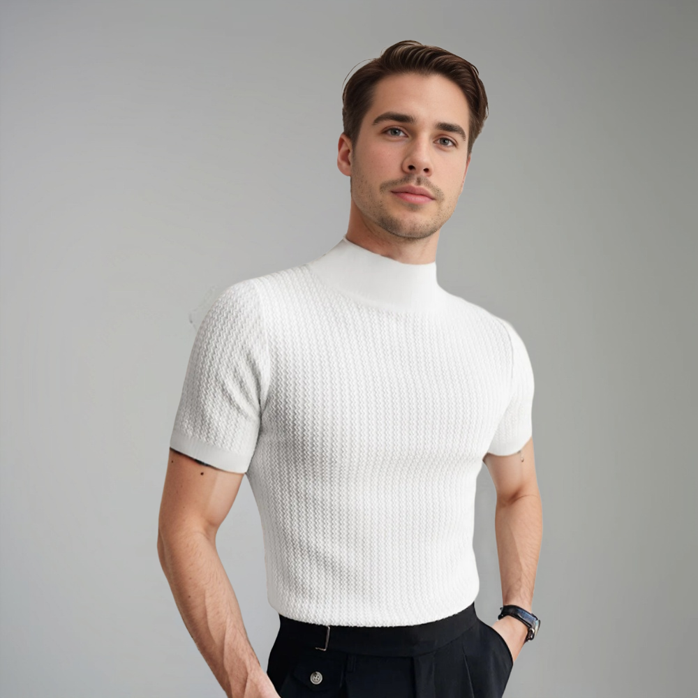 Milan - Gestructureerd Shirt Heren