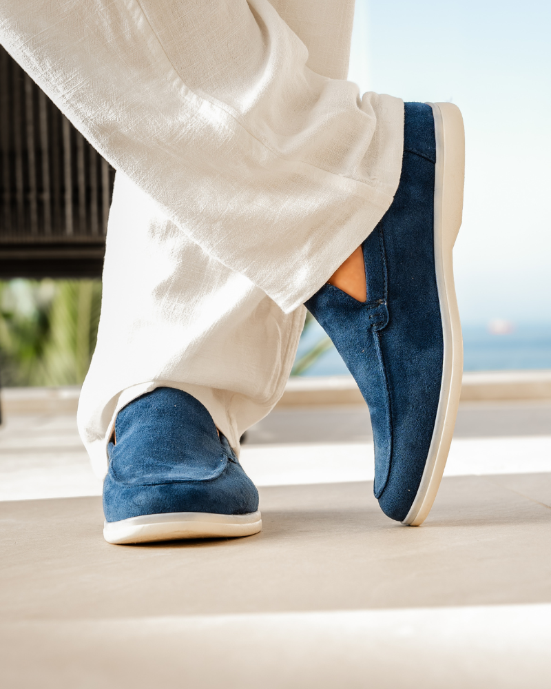 Matteo - Elegante Suède Loafers Heren