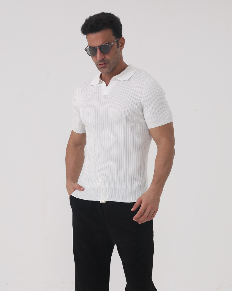 Gio - Gebreide Polo Heren