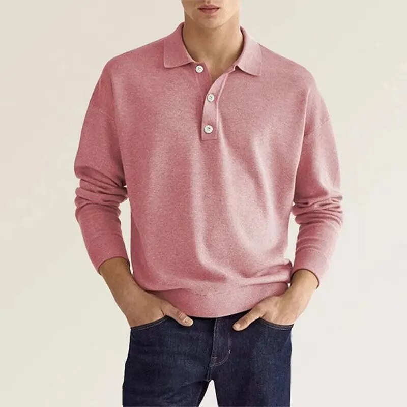 Jasper - Polo Lange Mouwen Heren