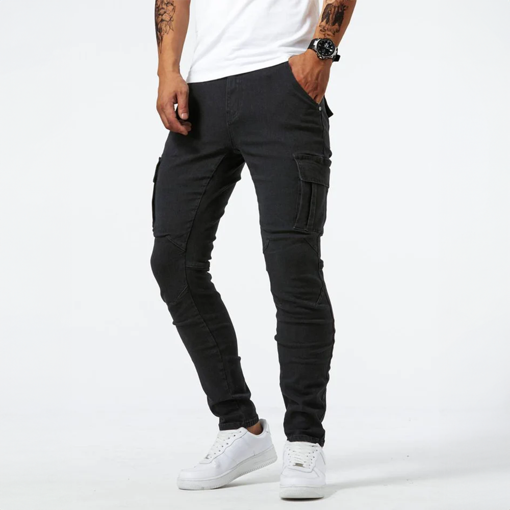 Kai - Stretch Cargo Jeans Heren