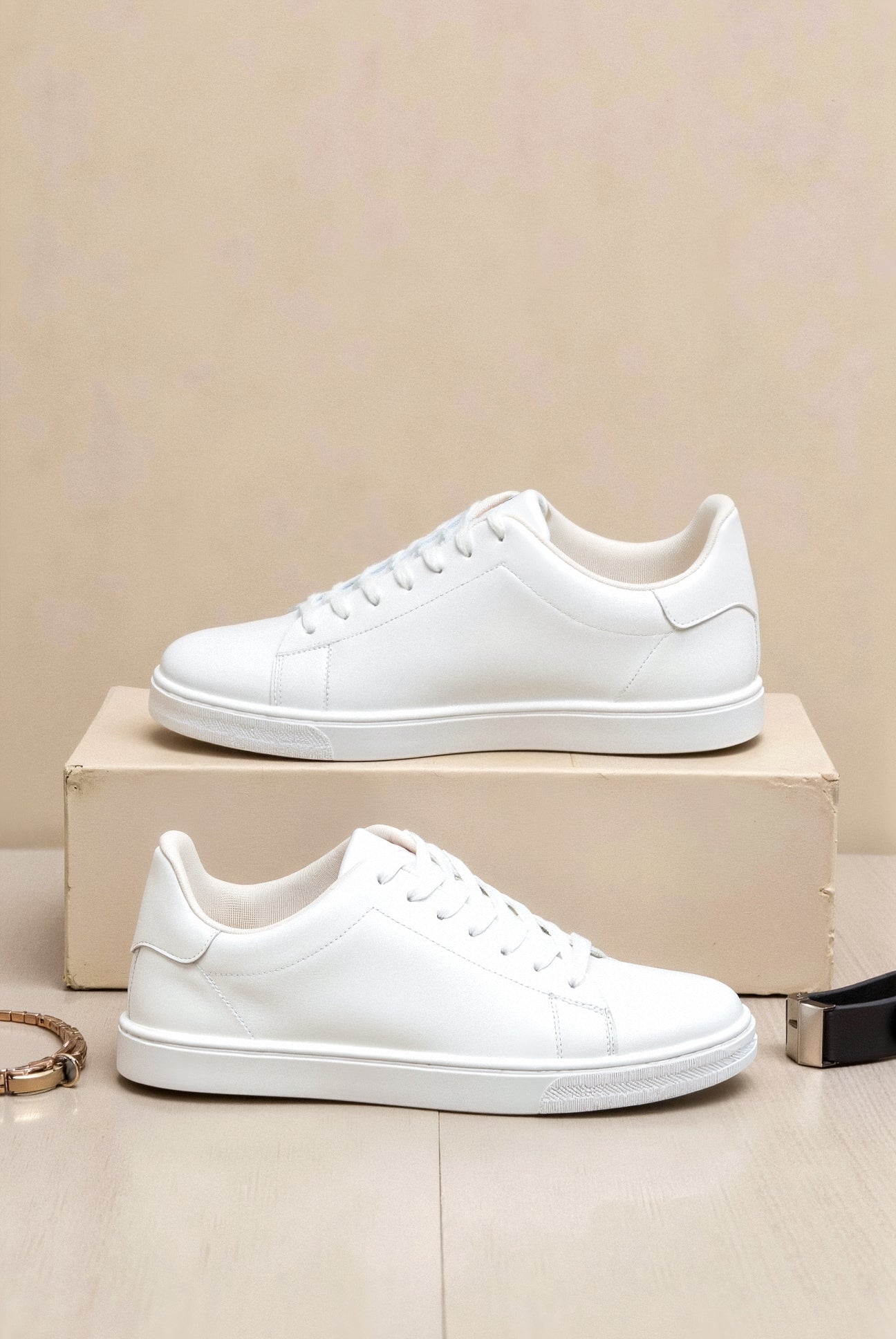 Ryan - Leren Sneakers Heren