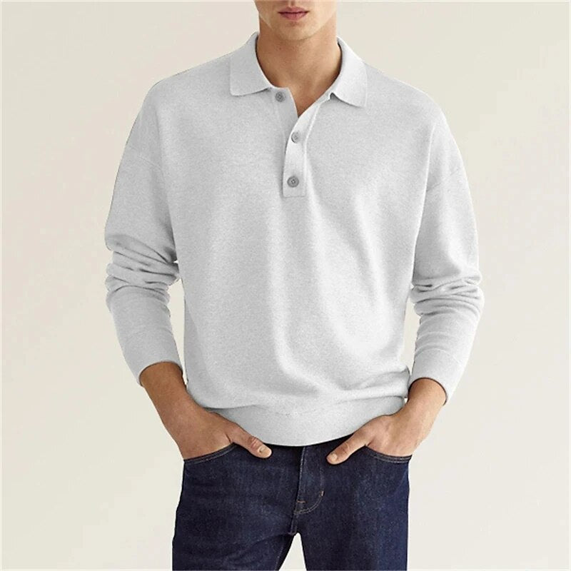 Jasper - Polo Lange Mouwen Heren