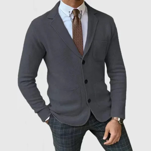 Noah - Stijlvolle Gebreide Blazer Heren