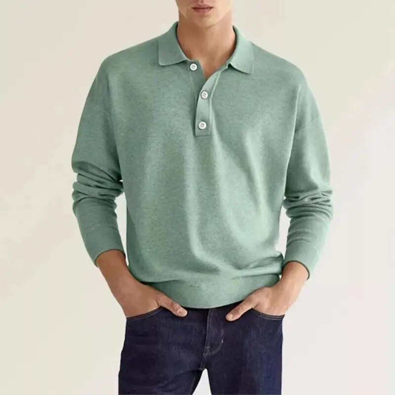 Jasper - Polo Lange Mouwen Heren