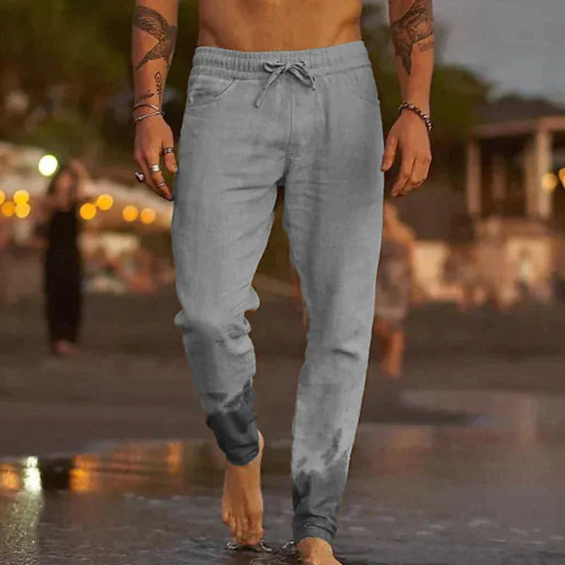 Nash - Luchtige Linnen Zomerbroek Heren