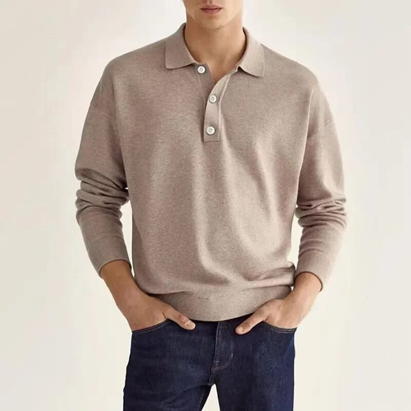 Jasper - Polo Lange Mouwen Heren