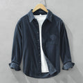 Dennis - Overhemd Fluweel Retro Heren