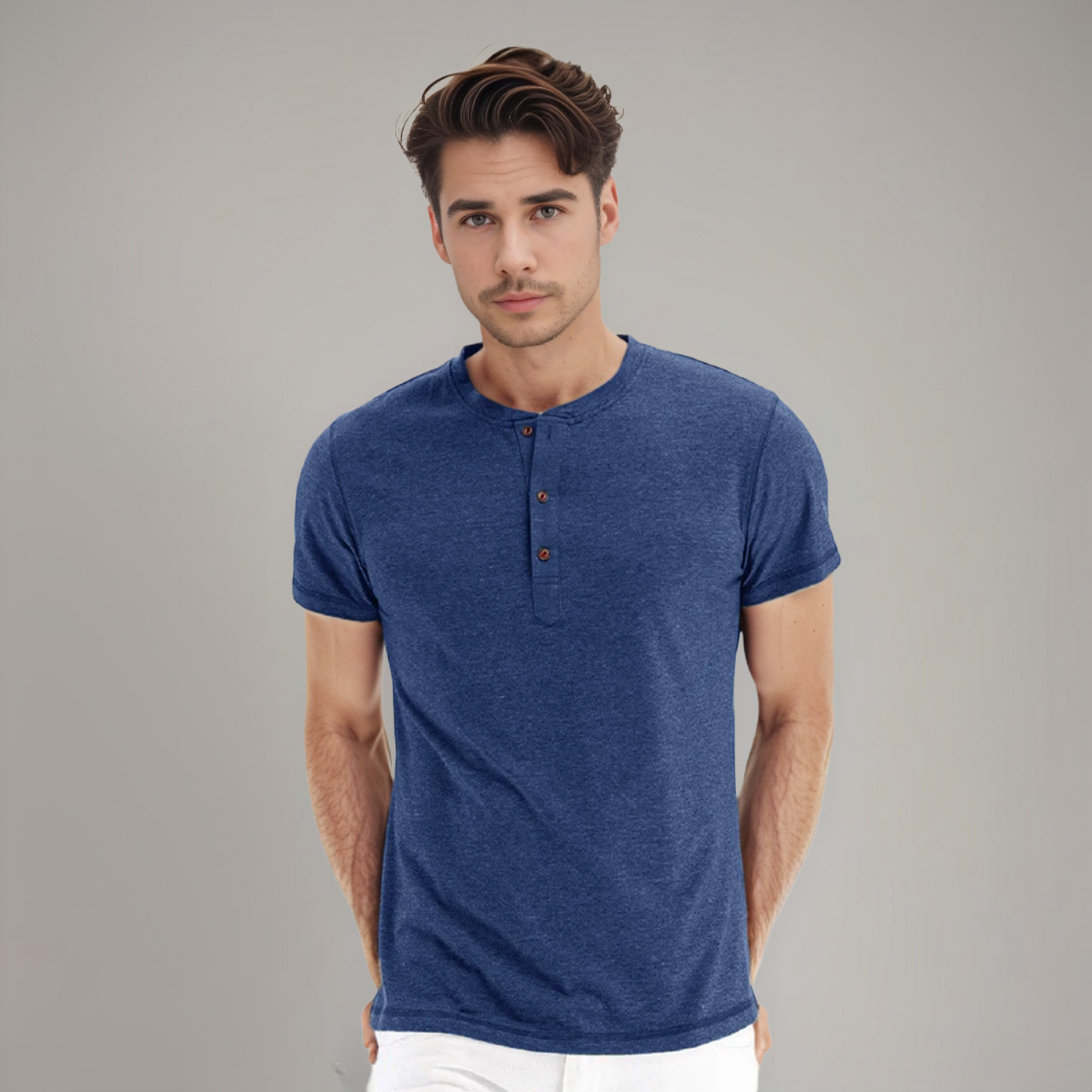 Noah - Henley Shirt Heren