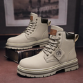 Miles - Comfortabele Leren Veterboots Heren