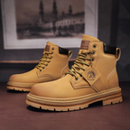 Miles - Comfortabele Leren Veterboots Heren