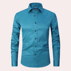 Dennis - Overhemd Heren Stretch