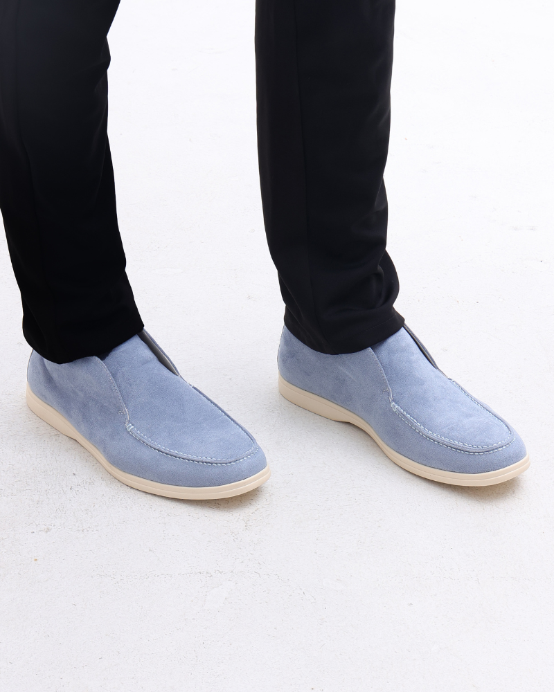 Enzo - Stijlvolle Suède Loafers Heren