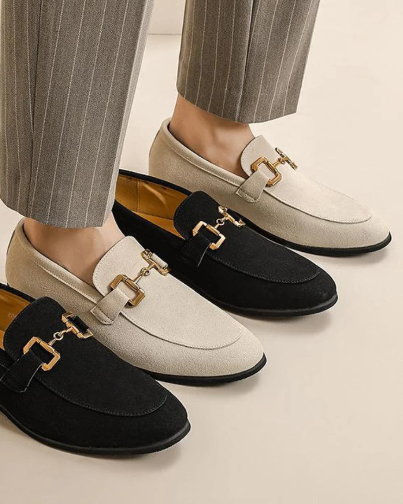 Rocco - Stijlvolle Suède Loafers Heren