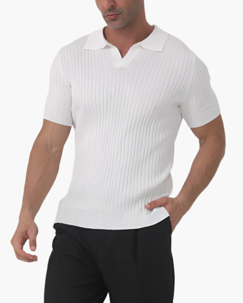 Gio - Gebreide Polo Heren