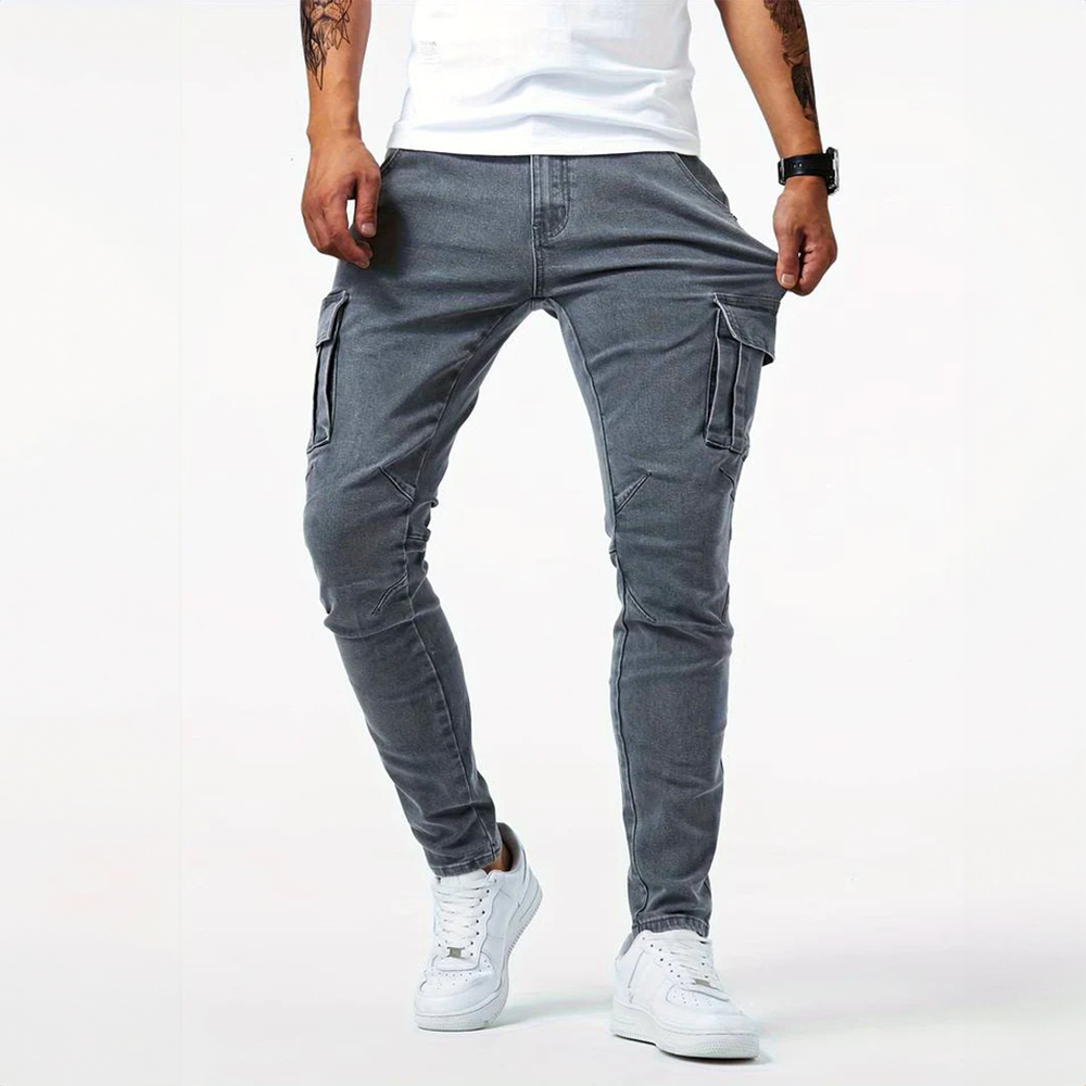 Kai - Stretch Cargo Jeans Heren