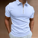 Noah - Poloshirt Short Sleeve Rits Heren