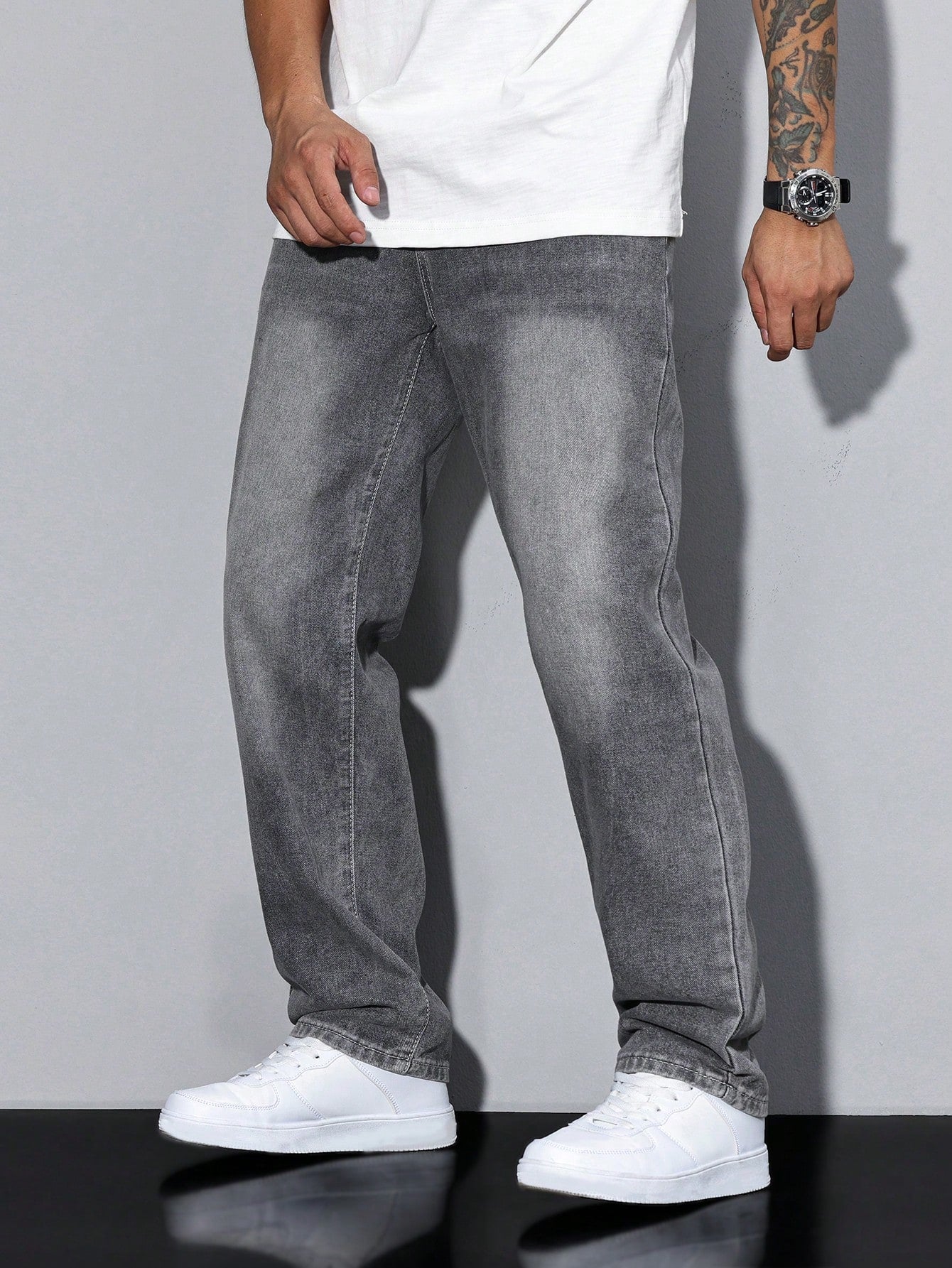 Noah - Effen Kleur Casual Jeans Heren