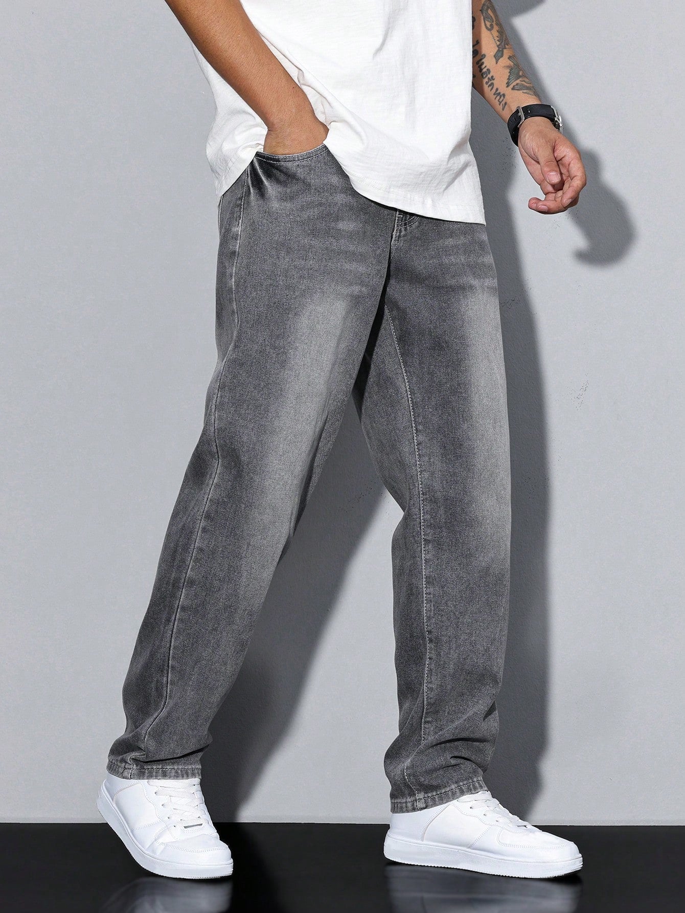 Noah - Effen Kleur Casual Jeans Heren
