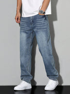 Noah - Effen Kleur Casual Jeans Heren