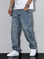 Noah - Effen Kleur Casual Jeans Heren