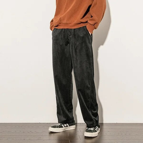David - Baggy Corduroy Broek Heren