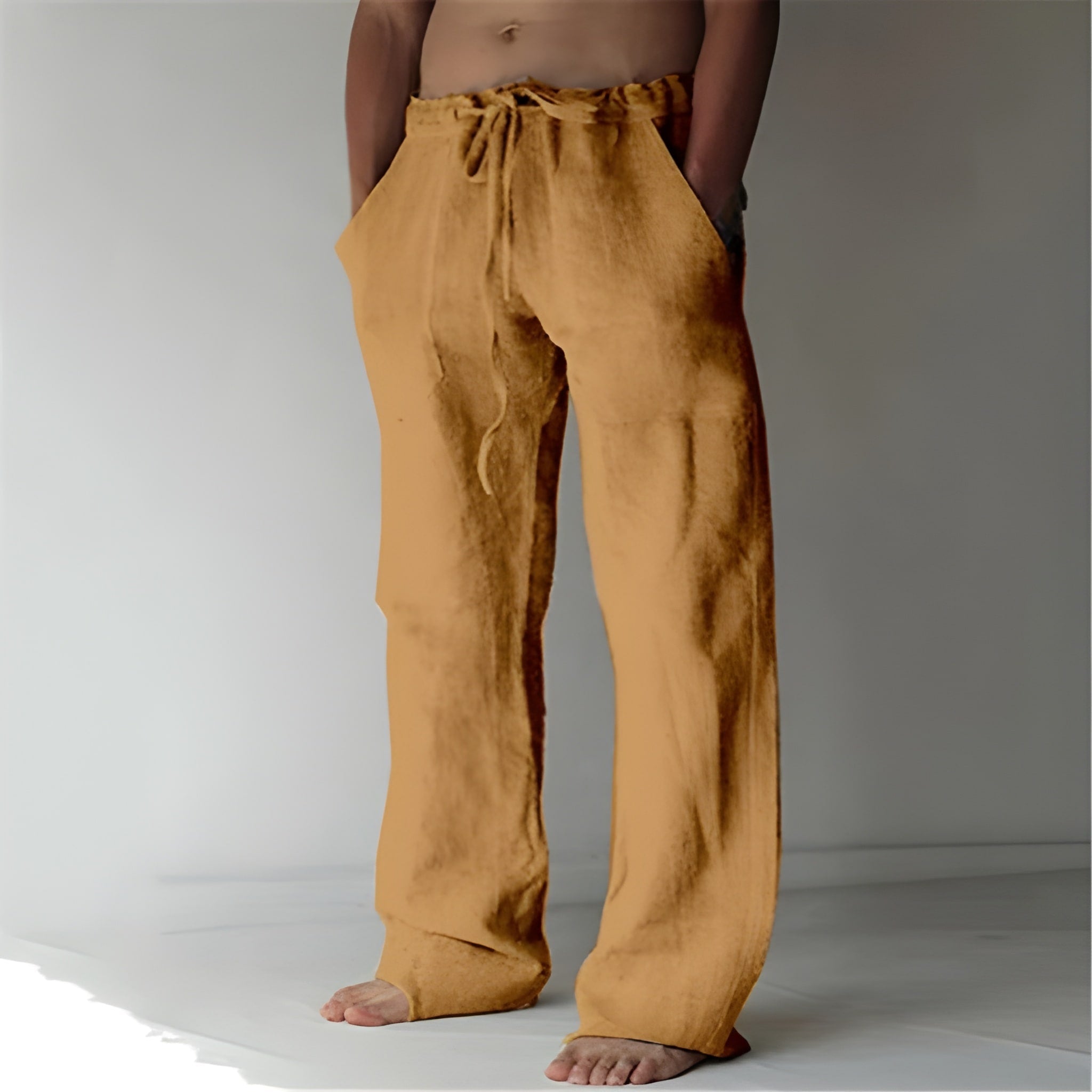 Bruno - Luchtige Linnen Broek Heren