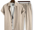 Leo - Comfortabele Linnen Outfit Heren