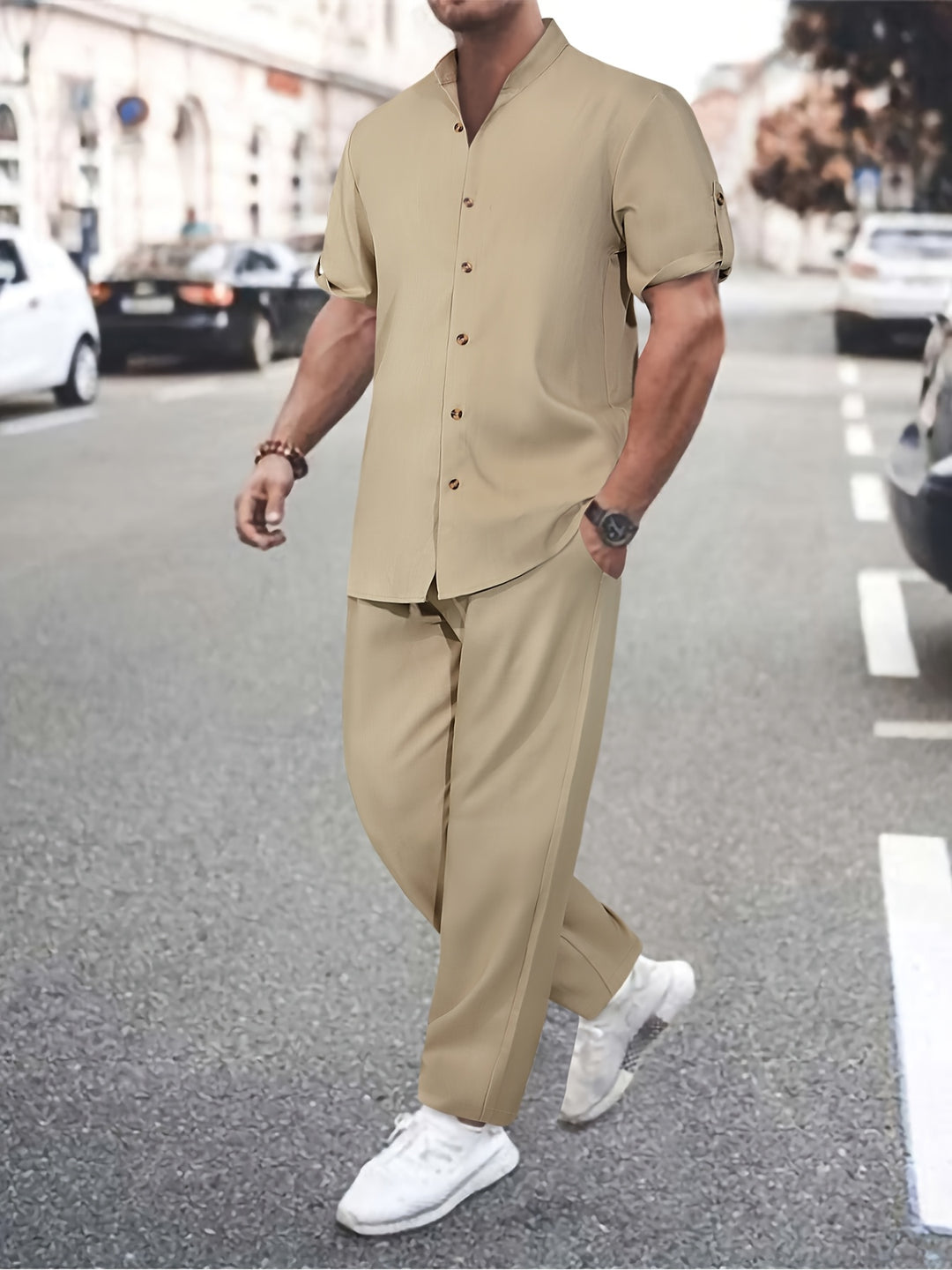 Reed - Elegante Linnen Outfit Heren