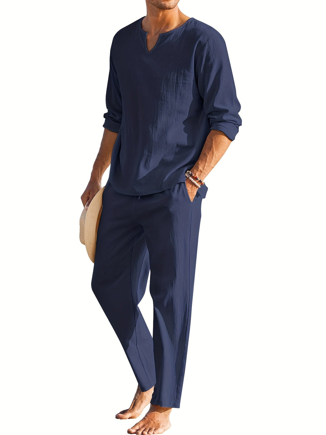 Dante - Casual Linnen Set Heren