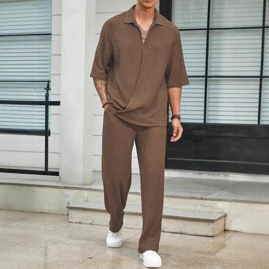 Flynn - Casual Poloshirt Set Heren