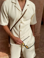 Oscar - Elegante Gestreepte Set Heren