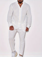 Zane - Casual Linnen Set Heren