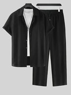 Rico - Luchtige Linnen Outfit Heren