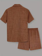 Bruno - Luchtige Linnen Shortset Heren
