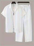 Rico - Luchtige Linnen Outfit Heren