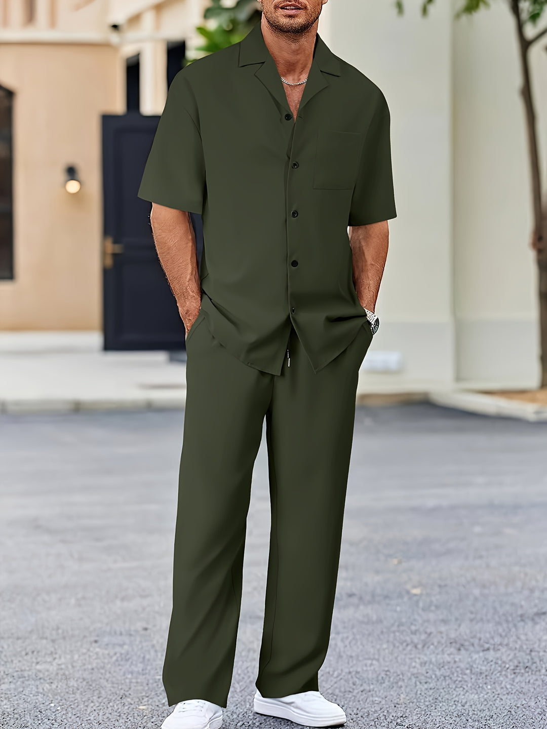 Cole - Casual Linnen Set Heren