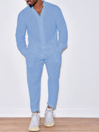 Zane - Casual Linnen Set Heren