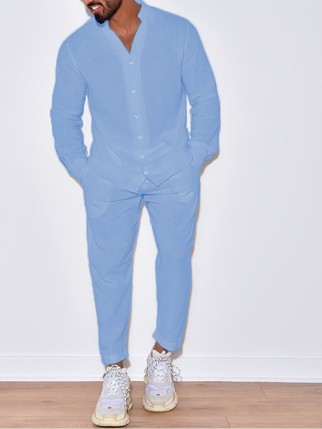 Zane - Casual Linnen Set Heren