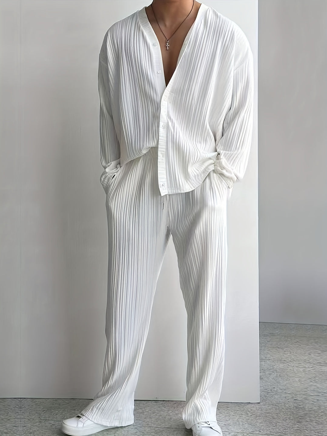 Vito - Relaxed Linnen Homewear Heren