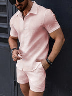 Matteo - Stijlvolle Linnen Shortset Heren