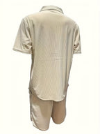Oscar - Elegante Gestreepte Set Heren