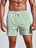 Cole - Gestreepte Zwemshort Heren