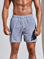 Cole - Gestreepte Zwemshort Heren