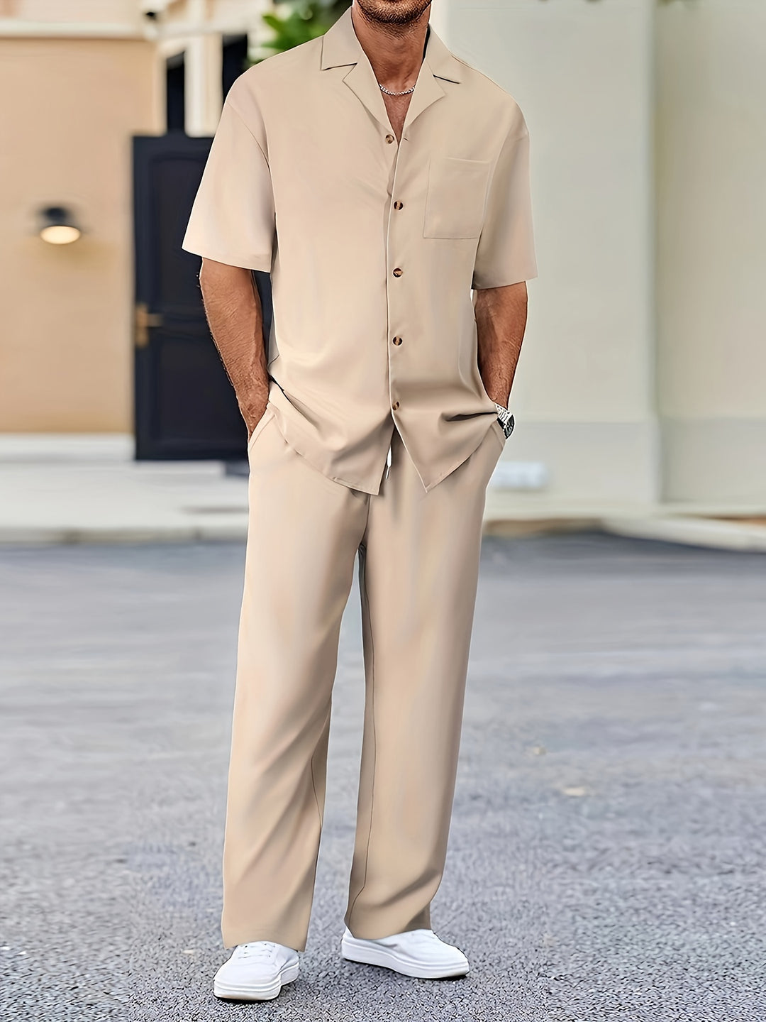 Cole - Casual Linnen Set Heren