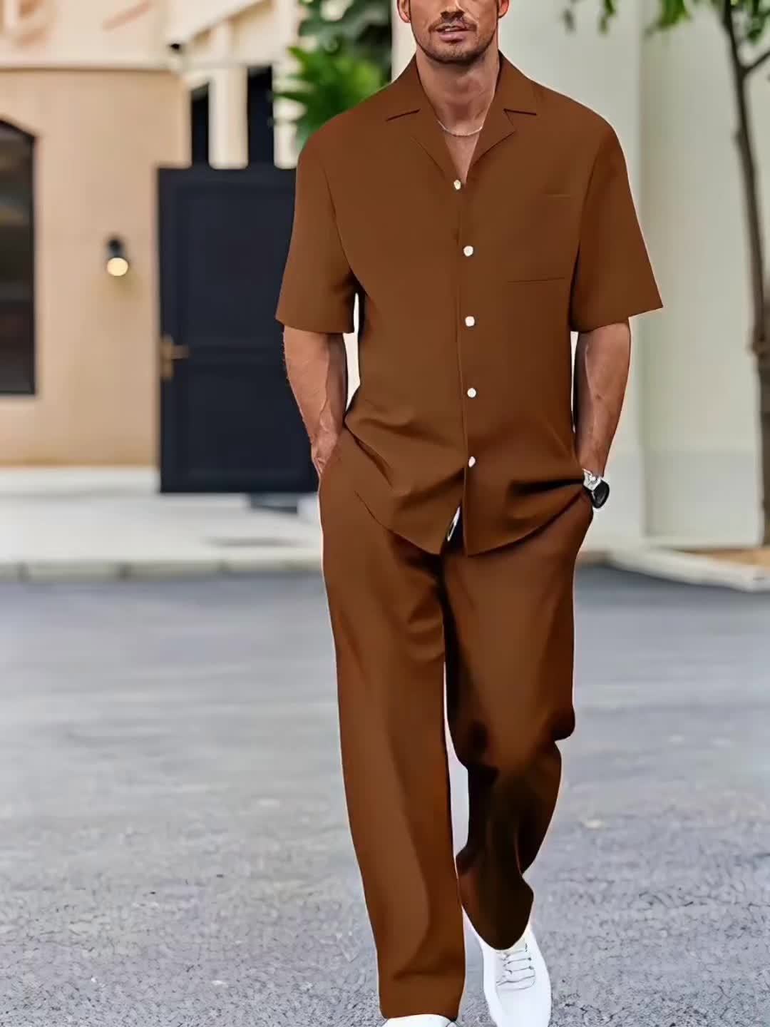 Cole - Casual Linnen Set Heren