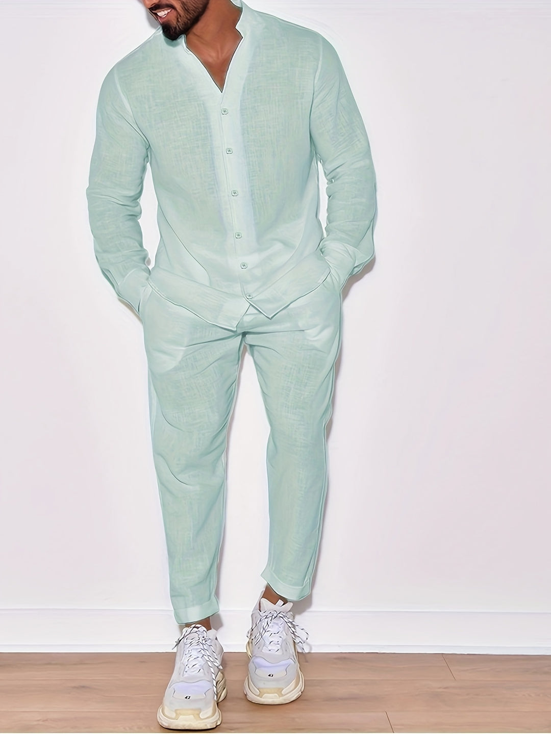 Zane - Casual Linnen Set Heren