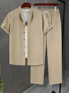 Reed - Elegante Linnen Outfit Heren